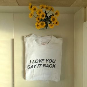 original ILYSIB white t-shirt